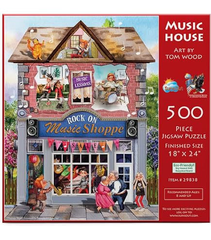 Amazon.com: SunsOut Gathering Under the AppleTree 500 Piece Adult